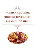 Imagine document Fabricarea unor produse din carne - Salamul de Sibiu