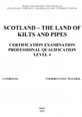 Imagine document Scotland - the land of kilts and pipes