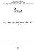 Imagine document Politică externă și diplomație în Africa de Sud